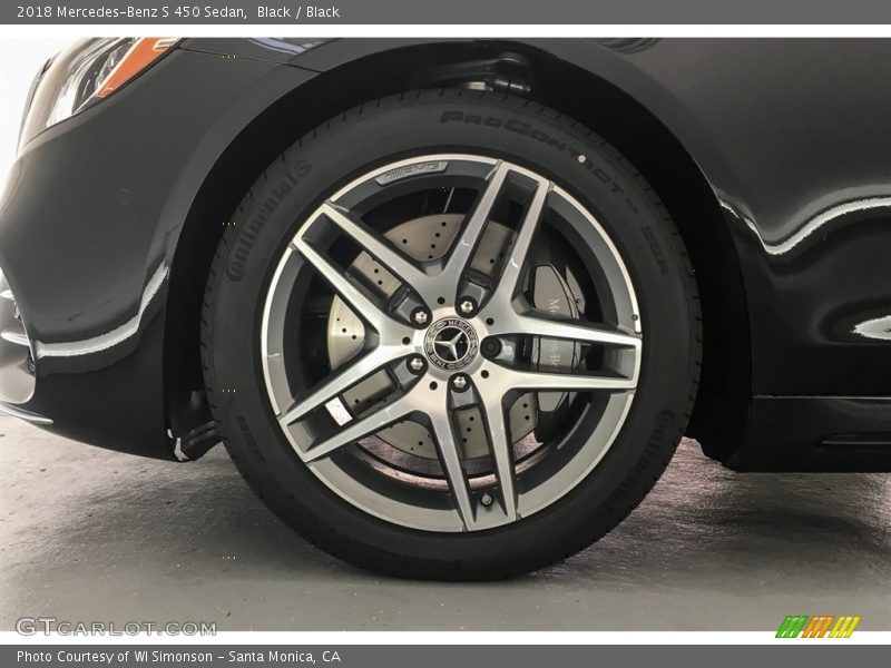 Black / Black 2018 Mercedes-Benz S 450 Sedan