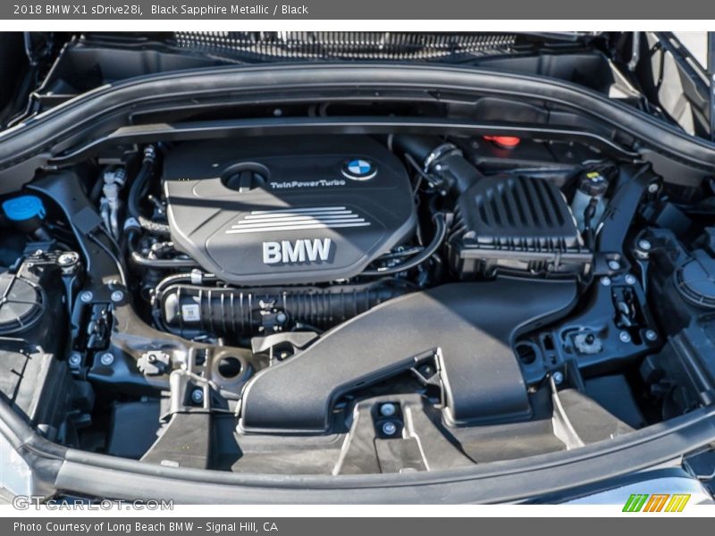  2018 X1 sDrive28i Engine - 2.0 Liter DI TwinPower Turbocharged DOHC 16-Valve VVT 4 Cylinder