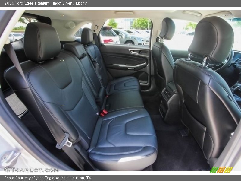 Ingot Silver / Ebony 2016 Ford Edge Titanium