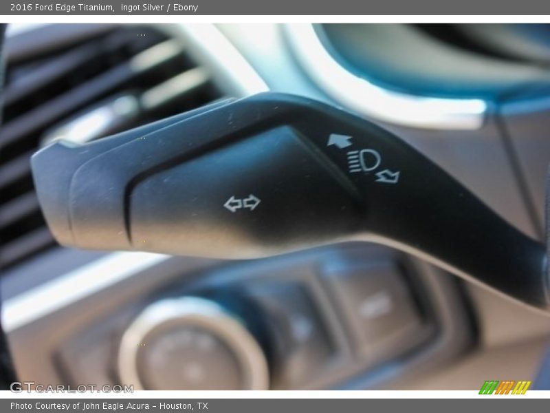 Ingot Silver / Ebony 2016 Ford Edge Titanium