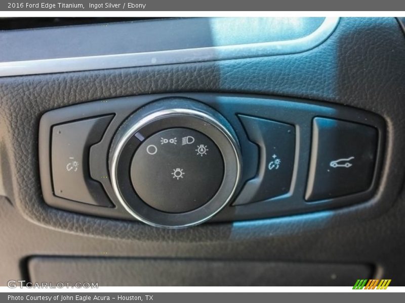 Ingot Silver / Ebony 2016 Ford Edge Titanium