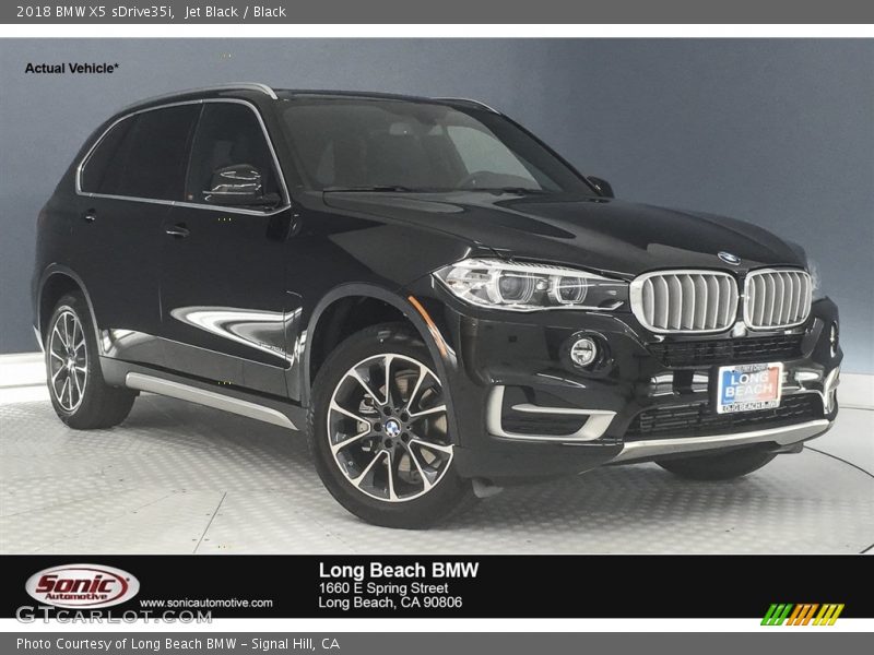 Jet Black / Black 2018 BMW X5 sDrive35i