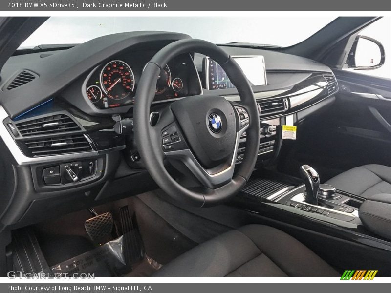 Dark Graphite Metallic / Black 2018 BMW X5 sDrive35i