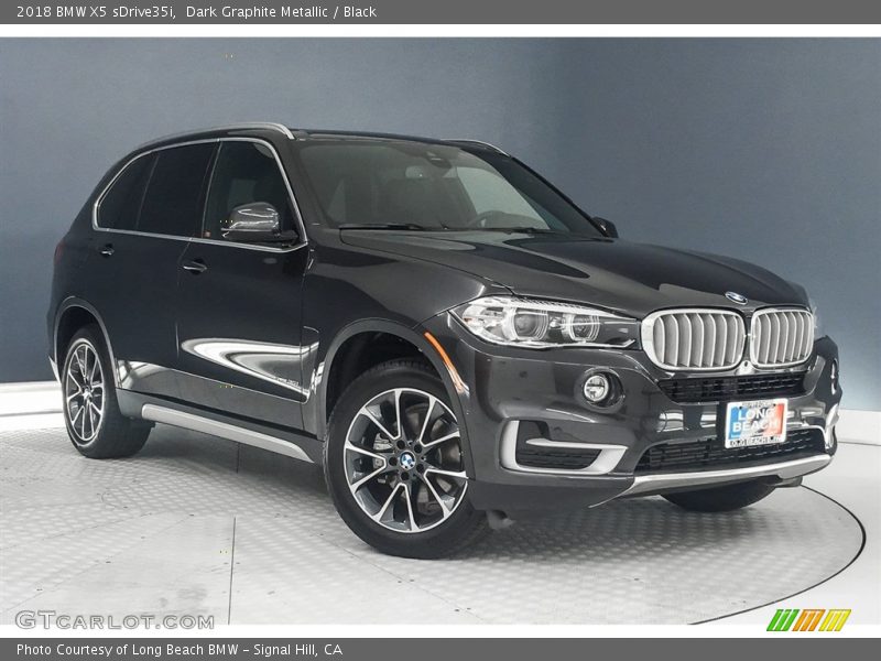 Dark Graphite Metallic / Black 2018 BMW X5 sDrive35i