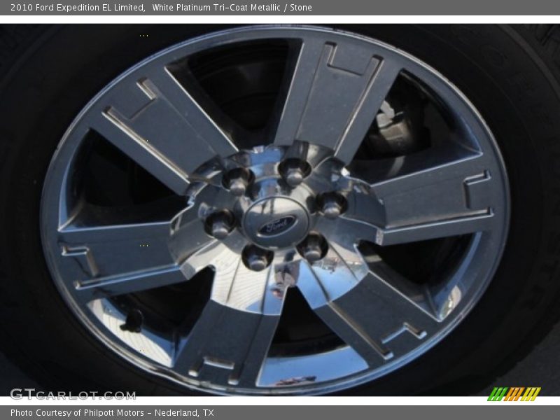 White Platinum Tri-Coat Metallic / Stone 2010 Ford Expedition EL Limited
