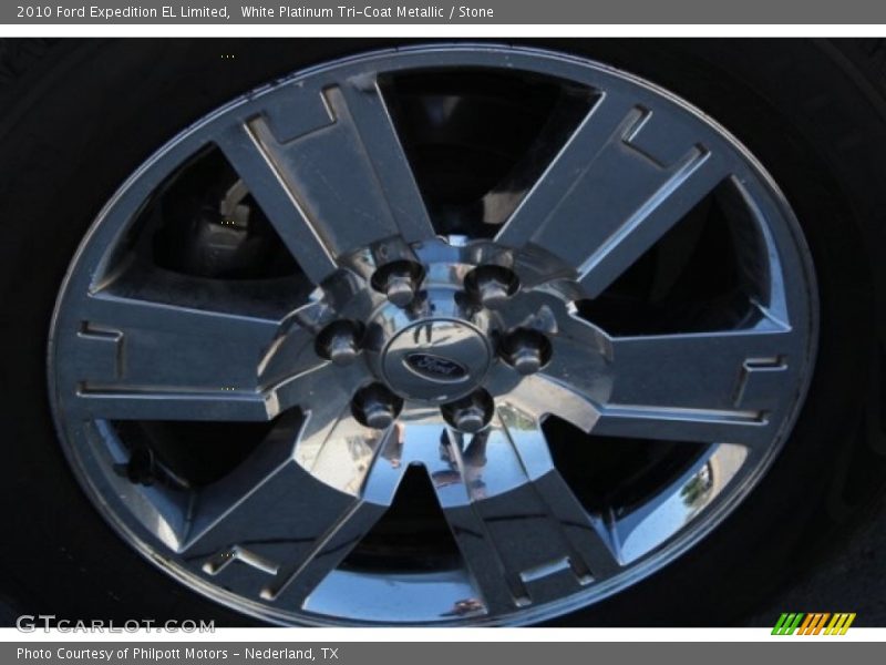 White Platinum Tri-Coat Metallic / Stone 2010 Ford Expedition EL Limited