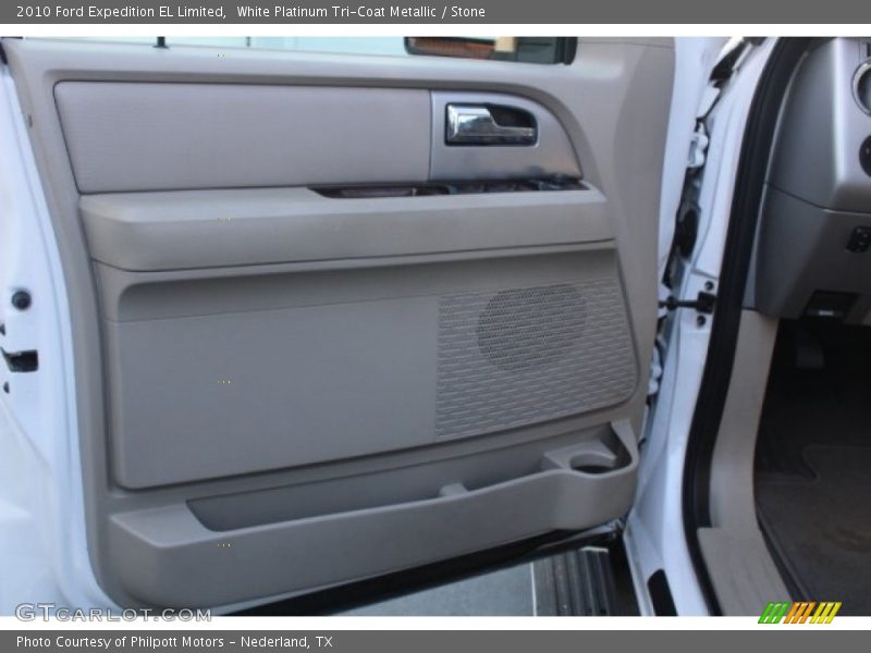 White Platinum Tri-Coat Metallic / Stone 2010 Ford Expedition EL Limited