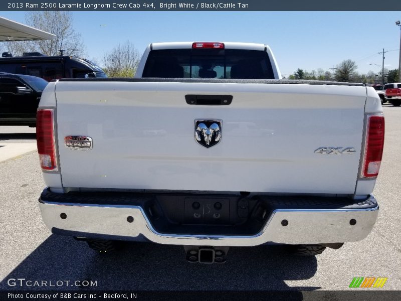 Bright White / Black/Cattle Tan 2013 Ram 2500 Laramie Longhorn Crew Cab 4x4