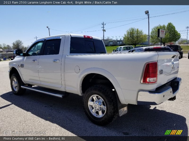 Bright White / Black/Cattle Tan 2013 Ram 2500 Laramie Longhorn Crew Cab 4x4