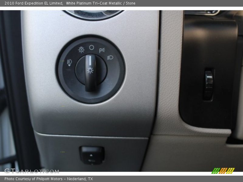 White Platinum Tri-Coat Metallic / Stone 2010 Ford Expedition EL Limited