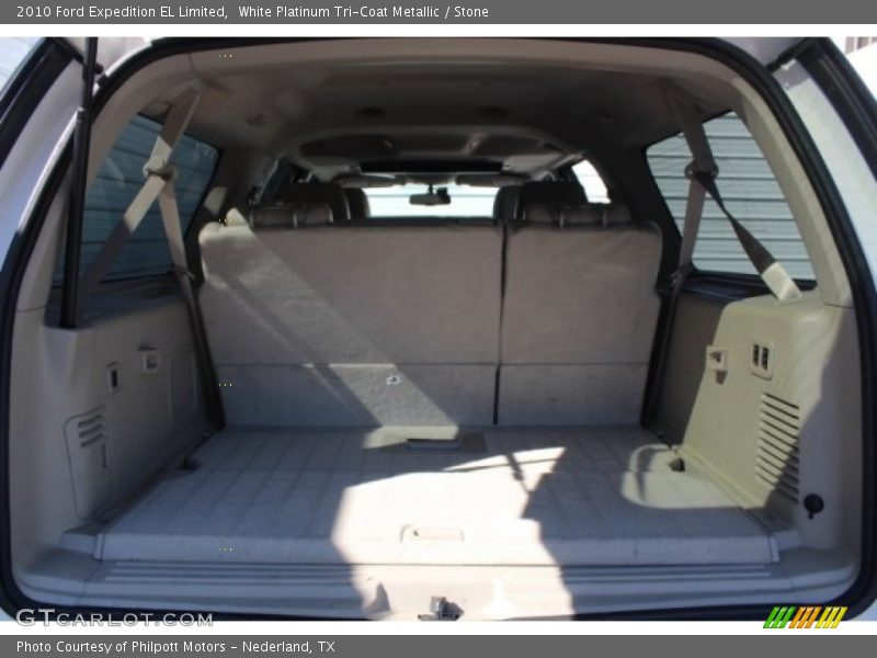 White Platinum Tri-Coat Metallic / Stone 2010 Ford Expedition EL Limited