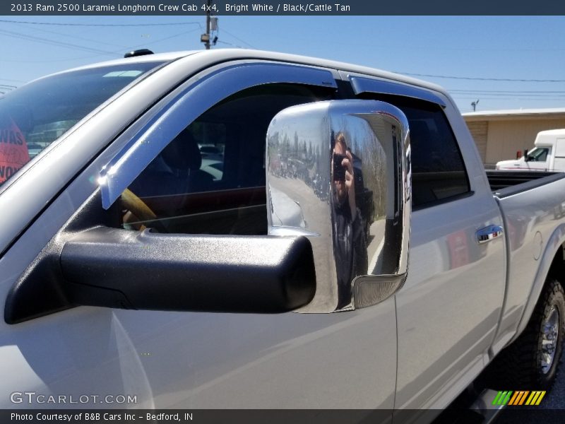 Bright White / Black/Cattle Tan 2013 Ram 2500 Laramie Longhorn Crew Cab 4x4