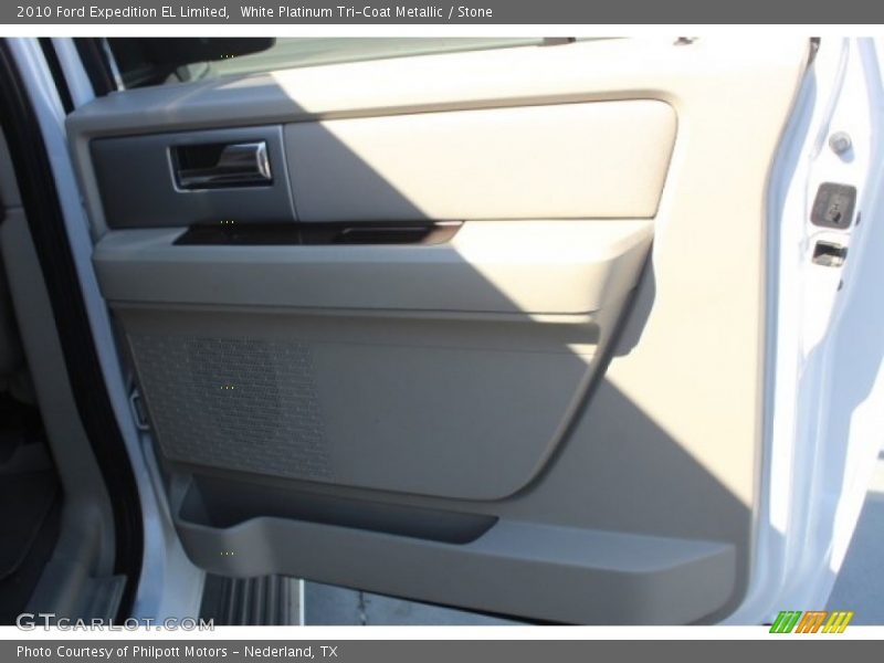 White Platinum Tri-Coat Metallic / Stone 2010 Ford Expedition EL Limited