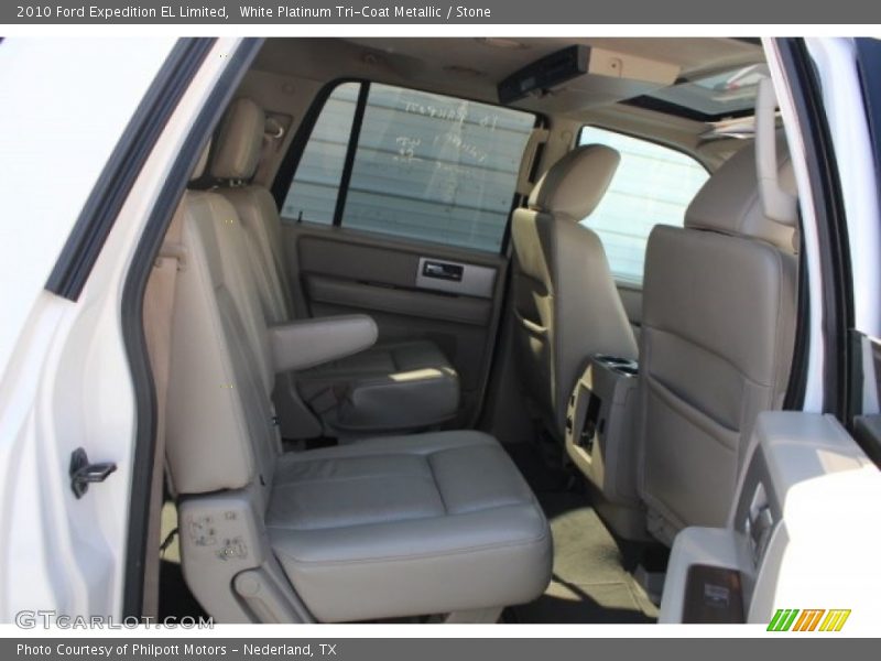 White Platinum Tri-Coat Metallic / Stone 2010 Ford Expedition EL Limited