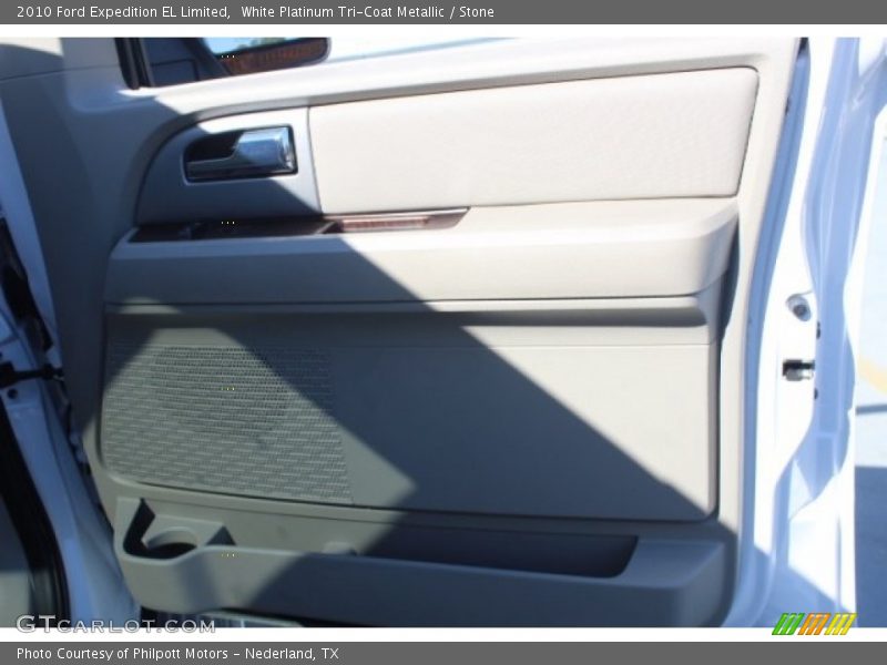 White Platinum Tri-Coat Metallic / Stone 2010 Ford Expedition EL Limited