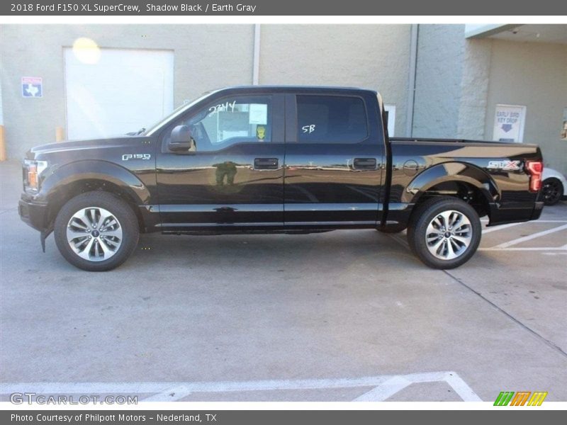 Shadow Black / Earth Gray 2018 Ford F150 XL SuperCrew