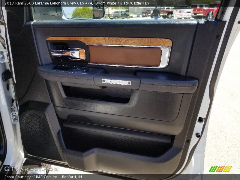 Bright White / Black/Cattle Tan 2013 Ram 2500 Laramie Longhorn Crew Cab 4x4