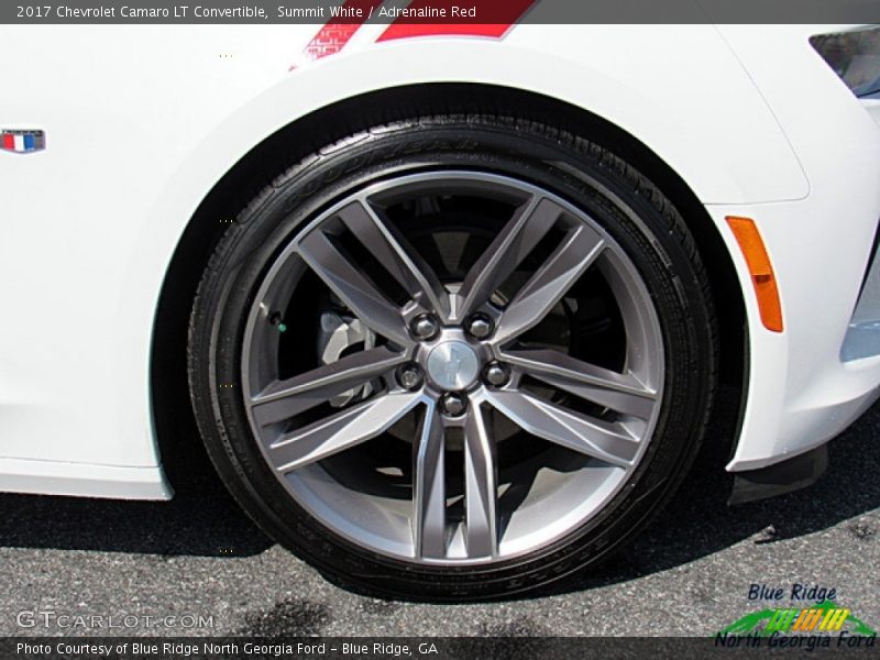 Summit White / Adrenaline Red 2017 Chevrolet Camaro LT Convertible