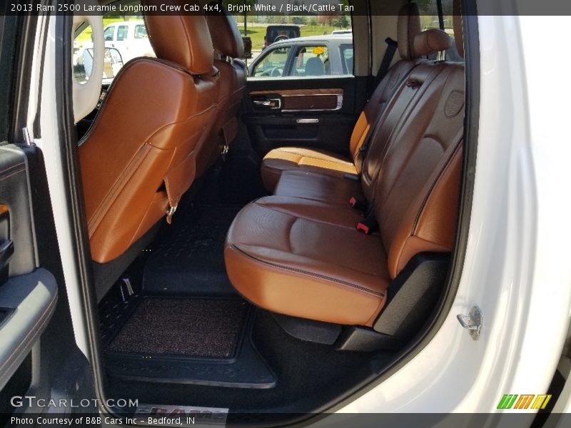 Bright White / Black/Cattle Tan 2013 Ram 2500 Laramie Longhorn Crew Cab 4x4