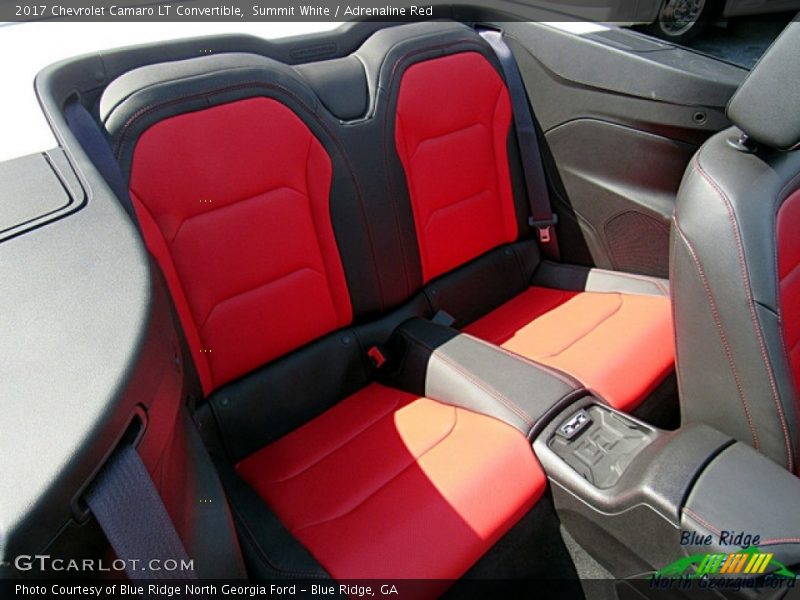 Summit White / Adrenaline Red 2017 Chevrolet Camaro LT Convertible