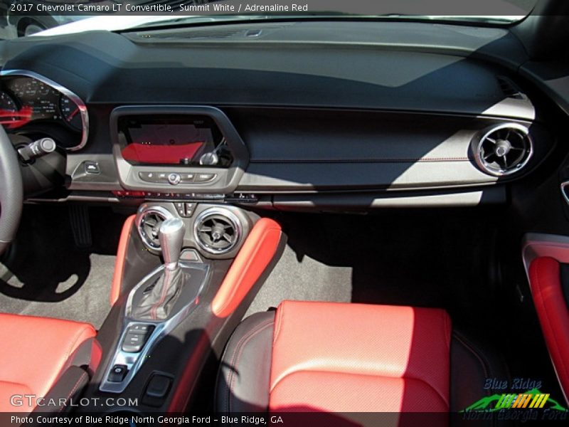 Summit White / Adrenaline Red 2017 Chevrolet Camaro LT Convertible