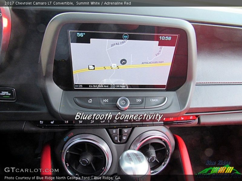 Summit White / Adrenaline Red 2017 Chevrolet Camaro LT Convertible