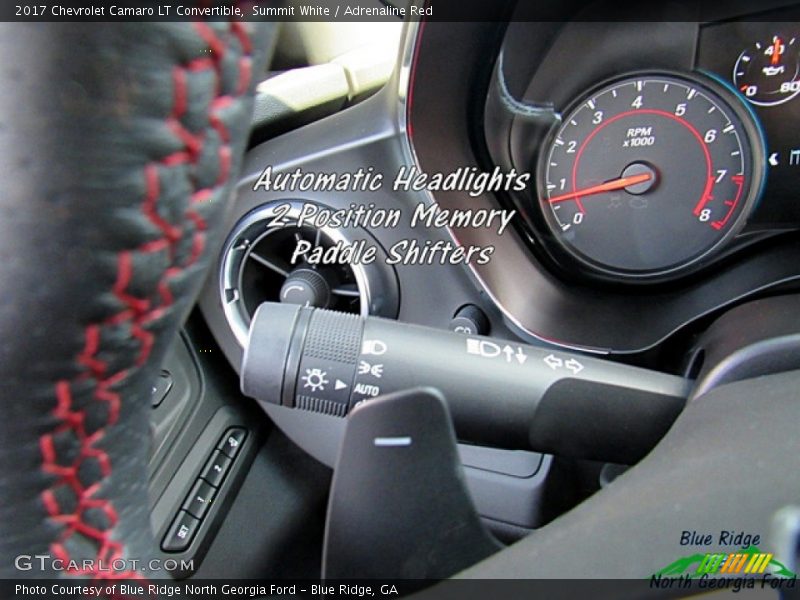 Summit White / Adrenaline Red 2017 Chevrolet Camaro LT Convertible