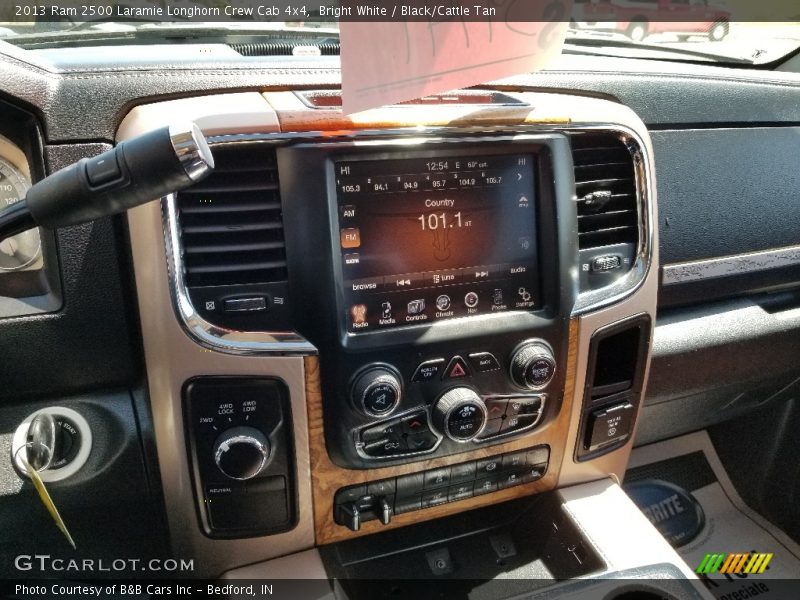 Bright White / Black/Cattle Tan 2013 Ram 2500 Laramie Longhorn Crew Cab 4x4