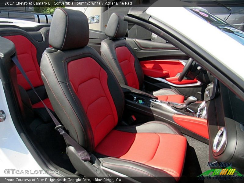Summit White / Adrenaline Red 2017 Chevrolet Camaro LT Convertible