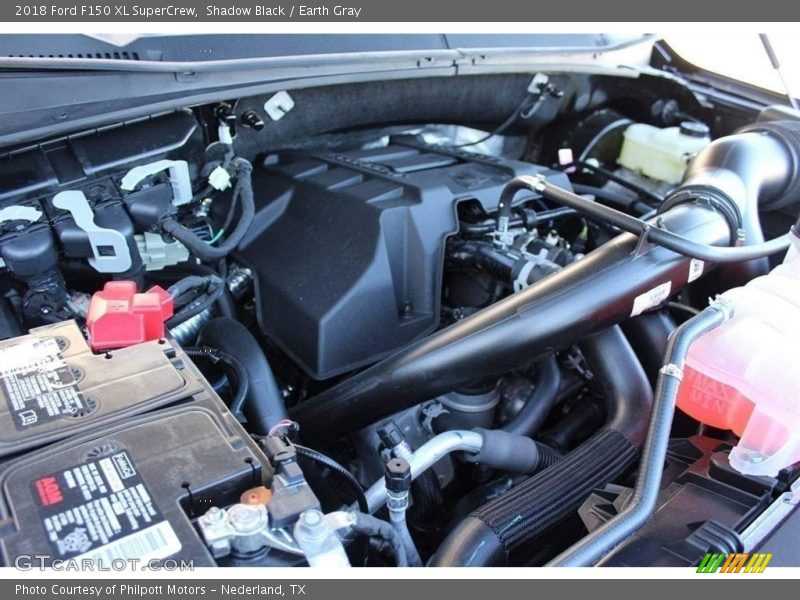 Shadow Black / Earth Gray 2018 Ford F150 XL SuperCrew