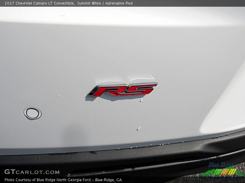 Summit White / Adrenaline Red 2017 Chevrolet Camaro LT Convertible