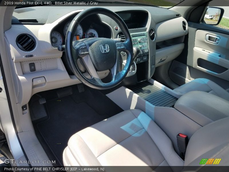 Billet Silver Metallic / Gray 2009 Honda Pilot EX-L 4WD