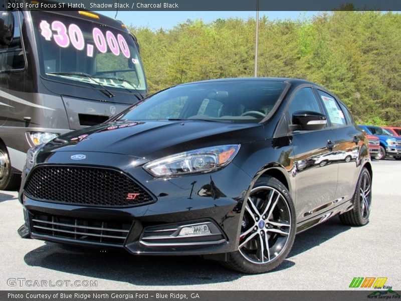 Shadow Black / Charcoal Black 2018 Ford Focus ST Hatch