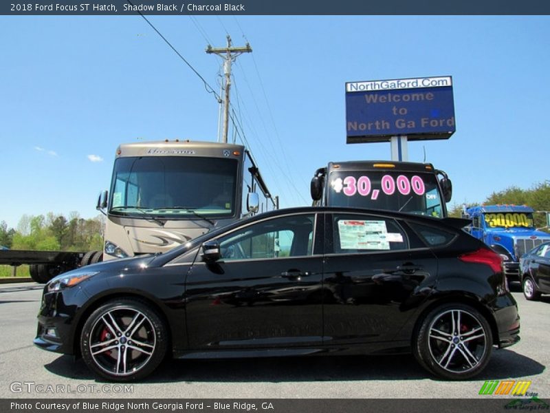 Shadow Black / Charcoal Black 2018 Ford Focus ST Hatch