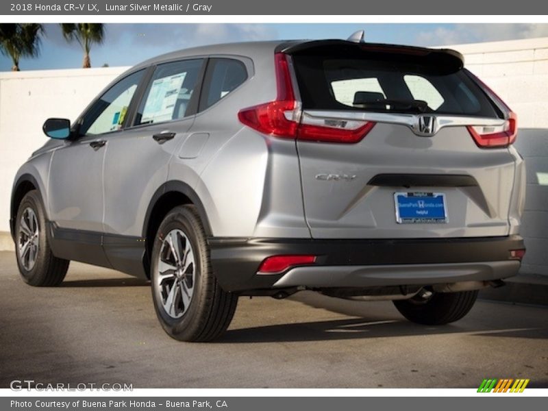 Lunar Silver Metallic / Gray 2018 Honda CR-V LX