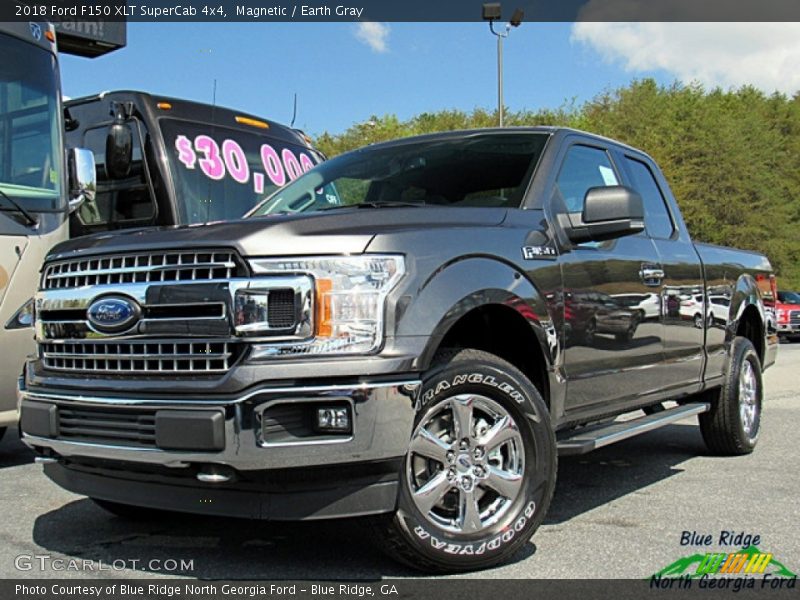 Magnetic / Earth Gray 2018 Ford F150 XLT SuperCab 4x4