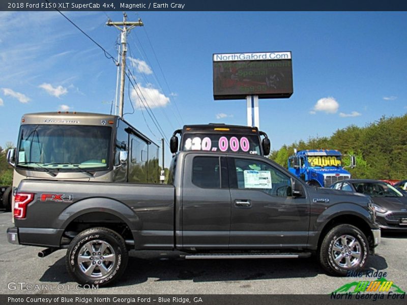 Magnetic / Earth Gray 2018 Ford F150 XLT SuperCab 4x4