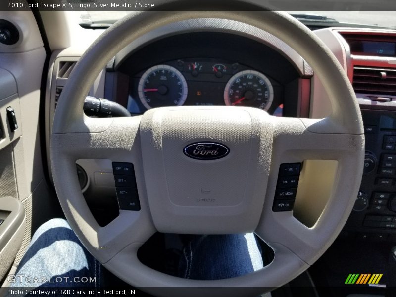 Ingot Silver Metallic / Stone 2010 Ford Escape XLS