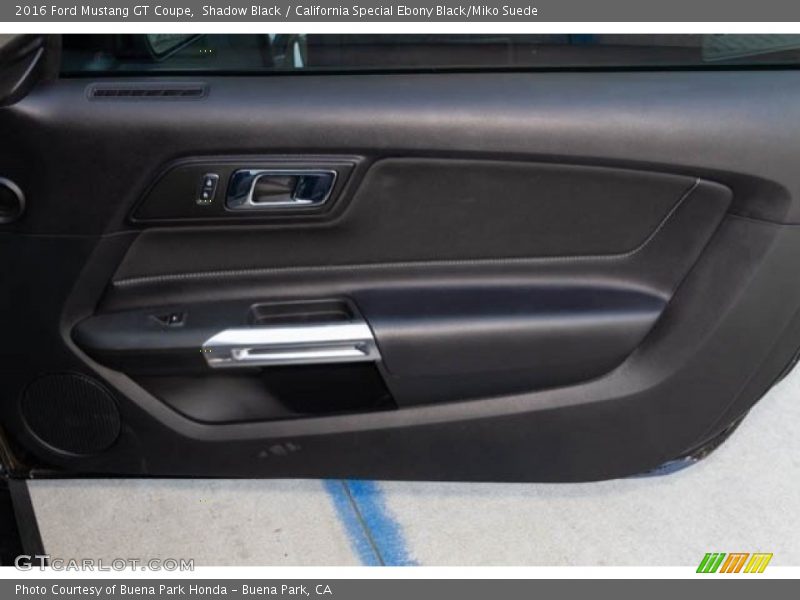 Shadow Black / California Special Ebony Black/Miko Suede 2016 Ford Mustang GT Coupe