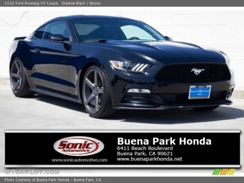 Shadow Black / Ebony 2016 Ford Mustang V6 Coupe