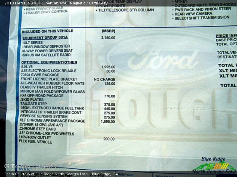 Magnetic / Earth Gray 2018 Ford F150 XLT SuperCab 4x4