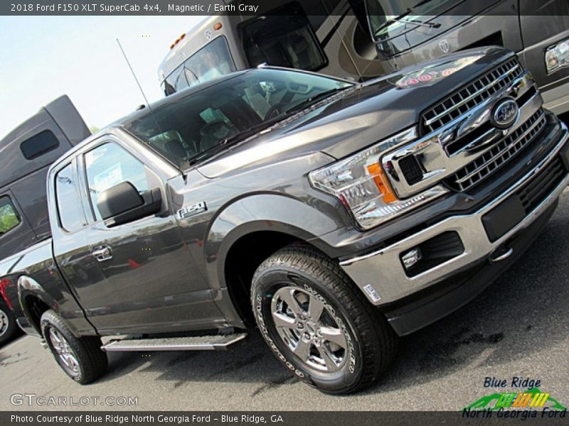 Magnetic / Earth Gray 2018 Ford F150 XLT SuperCab 4x4