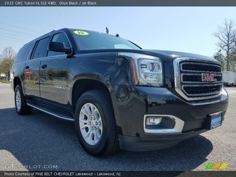 Onyx Black / Jet Black 2015 GMC Yukon XL SLE 4WD