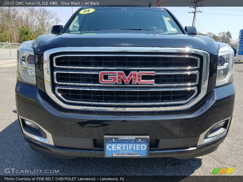 Onyx Black / Jet Black 2015 GMC Yukon XL SLE 4WD
