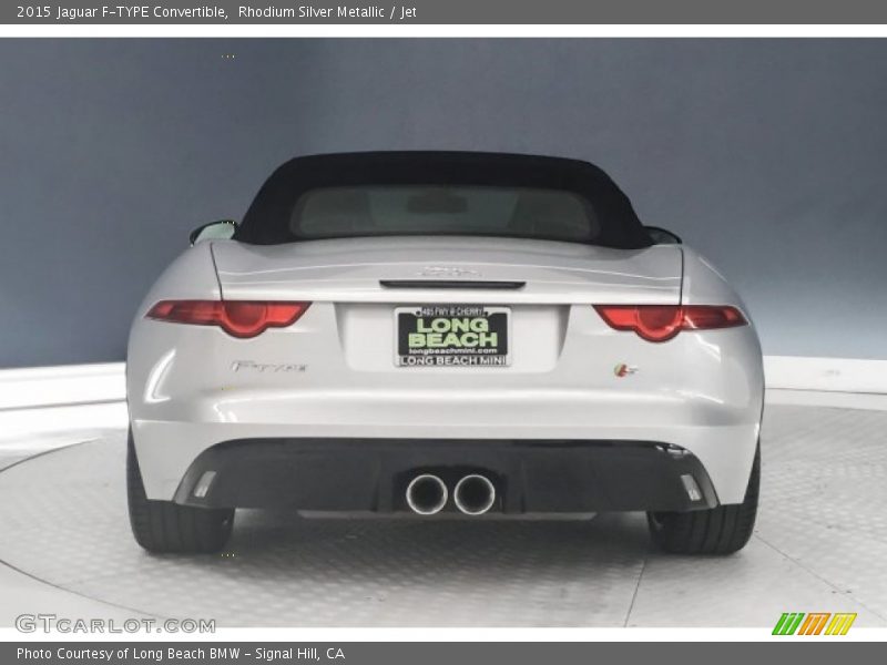 Rhodium Silver Metallic / Jet 2015 Jaguar F-TYPE Convertible