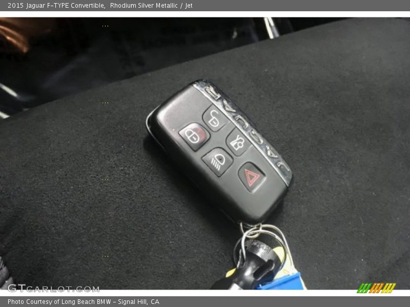 Rhodium Silver Metallic / Jet 2015 Jaguar F-TYPE Convertible