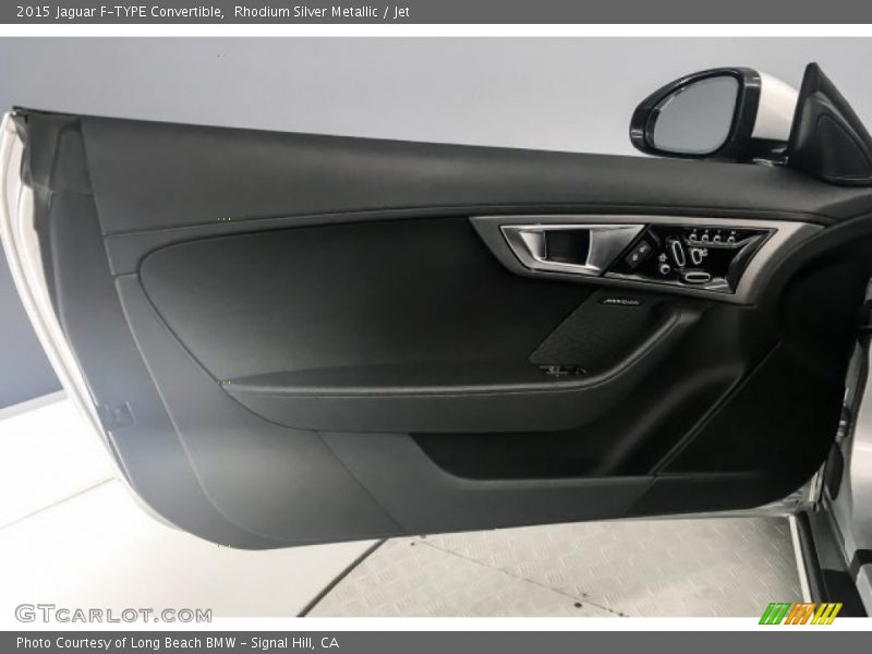 Rhodium Silver Metallic / Jet 2015 Jaguar F-TYPE Convertible