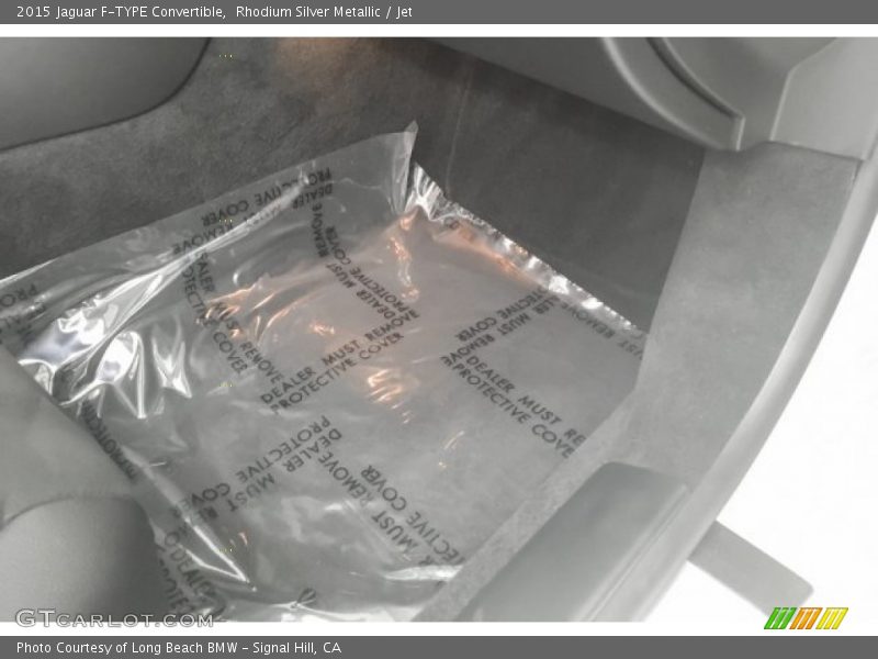 Rhodium Silver Metallic / Jet 2015 Jaguar F-TYPE Convertible