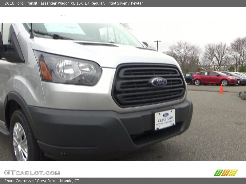 Ingot Silver / Pewter 2018 Ford Transit Passenger Wagon XL 150 LR Regular