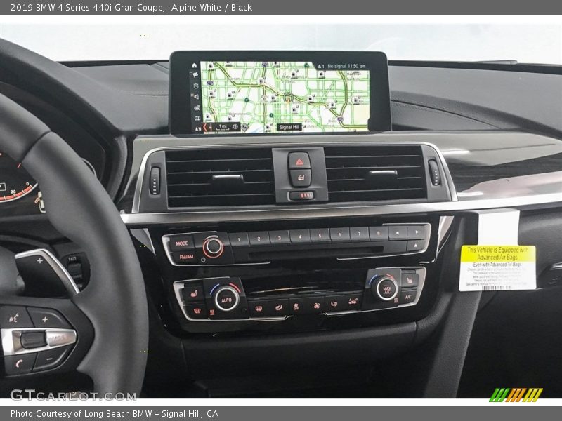 Alpine White / Black 2019 BMW 4 Series 440i Gran Coupe